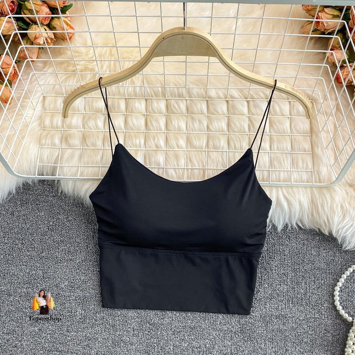  Women Crop Tops Wireless Underwear Padded Bra Bralette Vest