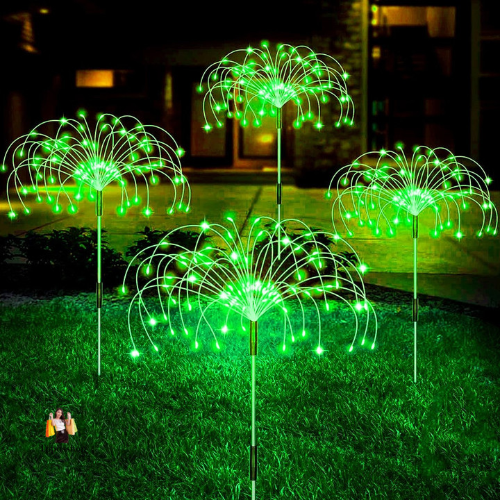 Solar LED Firework Fairy Lights Outdoor Garden Decoration