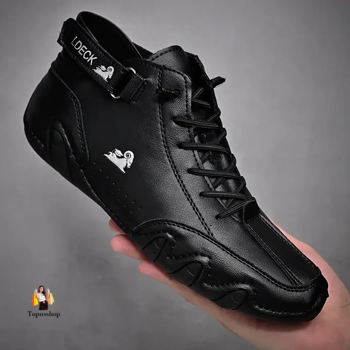 High Top Sneakers Lace Up Winter Boots Shoes For Men