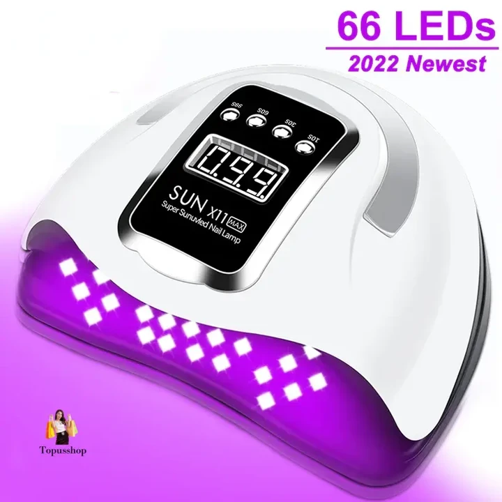 66LEDs Nail Dryer Lamp for Curing All Gel Nail Polish