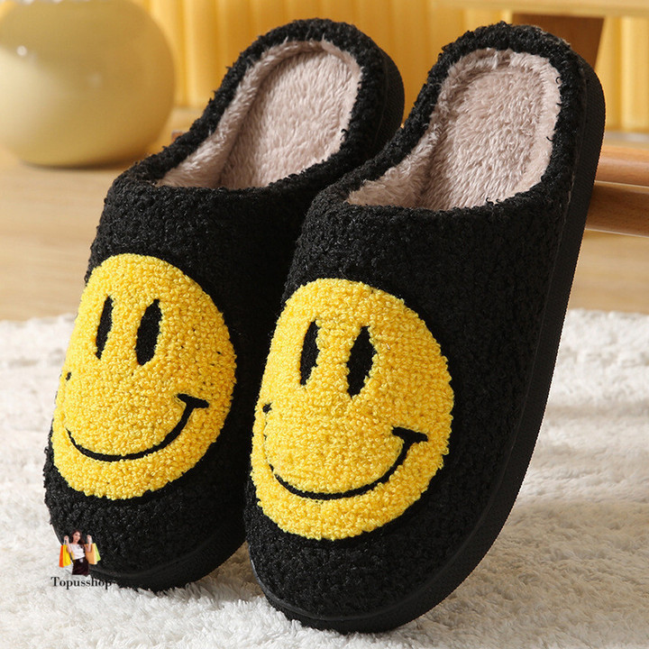 Women's Smiley Face Slippers Original
