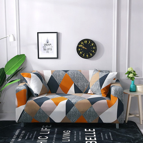 Zontique™ Geometric/Abstract Premium Sofa Cover