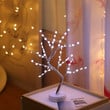 LED Fairy Christmas Tree Night Lamp Lighting Decor For Home USB Bedside Study Room Desk Holiday Decoration Light Goddess Gifts