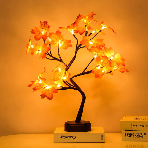 LED Fairy Christmas Tree Night Lamp Lighting Decor For Home USB Bedside Study Room Desk Holiday Decoration Light Goddess Gifts