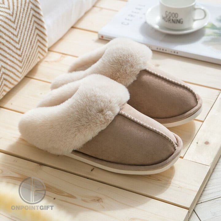 Men's And Women's Most Comfortable Winter Indoor Slippers Plush, Warm Couple
