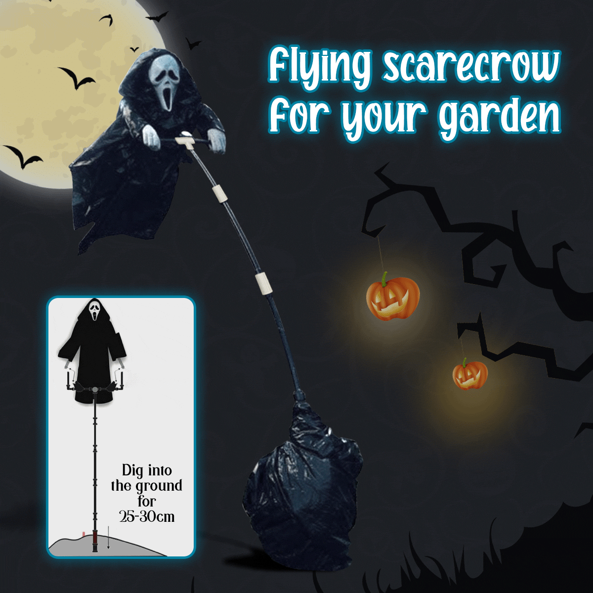 Halloween Flying Scarecrow