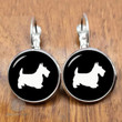 Cute Dachshund Earrings Silhouette Art Dog Avatar Gifts Preferred