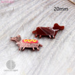 Cute Dachshund Dog Earrings - Glitter Acrylic Accessories for Animal Lovers  Elevate your accessory game with these "Cute Dachshund Dog Earrings." Crafted from glittering acrylic, these whimsical earrings feature adorable Dachshund dog designs that are sure to capture the hearts of animal lovers. Whether you're heading to a party or simply want to add a touch of playful charm to your outfit, these earrings are the perfect choice. They are a fun and stylish way to express your love for Dachshunds and showcase your passion for these unique dogs. Embrace the sparkle and whimsy of these animal-themed accessories and let your love for dogs shine through in your style.
