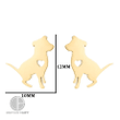 Elevate your style with our Dachshund Dog Stud Earring, a perfect accessory for dog-loving women. Crafted from stainless steel, this original fashion jewelry piece adds a touch of pet-inspired charm to any outfit. It's an ideal gift for any occasion, combining style and love for your four-legged friend in one elegant design.