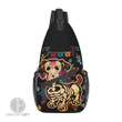 Elevate your Halloween style with our "Sugar Skull Dachshund Chest Bag." This spooky-chic backpack features a unique sugar skull dachshund design, perfect for adding a touch of Halloween decor to your outfit. Crafted from durable polyester, it's designed for both men and women, offering a versatile and unisex casual fashion statement. Whether you're heading to a Halloween party or just want to showcase your love for dachshunds and the Halloween season, this chest bag is a fantastic accessory. Upgrade your Halloween wardrobe with this distinctive and eye-catching piece.