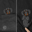 Elevate your Halloween style with our black cotton Dachshund Dogs Halloween T-Shirt. This spooktacular top is perfect for dog lovers and Halloween enthusiasts alike. Featuring a playful Dachshund dog design with a festive twist, it's a unique and fun addition to your October wardrobe. Made from 100% cotton, it's not only stylish but also comfortable for all-day wear. Whether you're attending a Halloween party or just want to show off your love for Dachshunds, this T-shirt is the perfect choice. Get ready to turn heads and celebrate the season in style with our spooky tops.