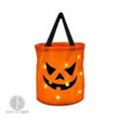 Halloween festivities with our LED Trick or Treat Bucket - a collapsible pumpkin basket that's perfect for collecting candy and treats. This eye-catching Halloween accessory is not only practical but also adds an extra element of fun to the holiday. The built-in LED lights make it a charming and practical choice for your little ones as they navigate the neighborhood for Halloween treats. Get ready to make trick-or-treating a memorable experience with this innovative and festive pumpkin bucket. It's also a wonderful Thanksgiving party gift basket, combining practicality and holiday spirit in one delightful package.