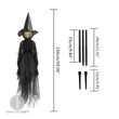 Add a spine-tingling touch to your outdoor Halloween decor with our Large Light Up Holding Hands Screaming Witches. These eerie and eye-catching witches, with their glowing features and sinister poses, are perfect for creating a hauntingly memorable Halloween atmosphere. Whether you're hosting a spooky soiree or simply looking to impress trick-or-treaters, these outdoor decorations are sure to turn heads. Make a statement and set the scene for a night of wicked fun with these witches that will send shivers down your spine. Elevate your Halloween ambiance now!