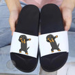 Dachshund Dog Cartoon Women Summer Slippers