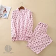  Unwind in style with our adorable Dachshund Print Pink Pajama Set for women. This 2-piece sleepwear ensemble, made from cozy brushed cotton, features a cute Dachshund print that adds a touch of charm to your bedtime routine. The set includes a long sleeve top and comfortable elastic waist pants for a perfect fit. Enjoy a restful night's sleep in this delightful and comfortable sleepwear.