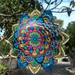 Elevate your outdoor space with our Colorful 3D Mandala Wind Chime! This rotating wind chime is not only a unique garden decor piece but also a creative gift for kids. Crafted with intricate design, it adds a touch of charm and tranquility to your garden, patio, or any outdoor setting. Let the soothing sounds and vibrant colors of this wind chime enhance your outdoor ambiance while providing an engaging and imaginative gift for the little ones. Enjoy the beauty of this decorative pendant and make your garden truly special.