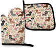 Elevate your kitchen style and safety with our Floral Dachshund Heat-Resistant Oven Mitts and Pot Holders. Designed for safe and comfortable cooking, baking, and grilling, these kitchen essentials feature a delightful floral Dachshund design. Keep your hands and countertops protected while adding a touch of charm to your culinary space.