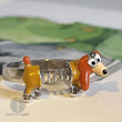 dazzling-dachshund-delight-adjustable-spring-dog-rings-for-couples-friends-and-family-perfect-party-gifts