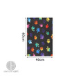 Non-Slip Dog Paw Print Feeding Mat – Waterproof Pet Food Placemat