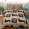 Transform your child's or teen's bedroom with our adorable Dachshund Sausage Dog Bedding Set. This charming duvet cover features a cute and playful cartoon Dachshund design that adds a touch of whimsy to any room. Crafted from high-quality materials, this set not only brings style but also ensures comfort for a good night's sleep. Whether you're a dog lover or looking for a delightful bedding set, this is the perfect choice. Create a cozy and inviting space with this cute and fun duvet cover that kids and teens will adore.