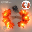 Elevate your holiday and seasonal decor with our versatile LED Maple Leaf Light String. This festive garland is perfect for Christmas, Thanksgiving, and Halloween, adding a warm and inviting glow to your home. Create a cozy and enchanting atmosphere with these autumn-inspired lights, perfect for any celebration or home decoration project.