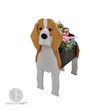 Dog Shaped Garden Decorations Flower Pot for Outdoor and Home Decor