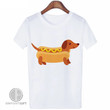Elevate your casual wardrobe with our Funny Dachshund Dog Print T-Shirts for Women. These short-sleeve kawaii tees are not only charming but also oversized for maximum comfort. Show off your love for dachshunds and add a touch of whimsy to your everyday style with these playful and fashionable shirts.