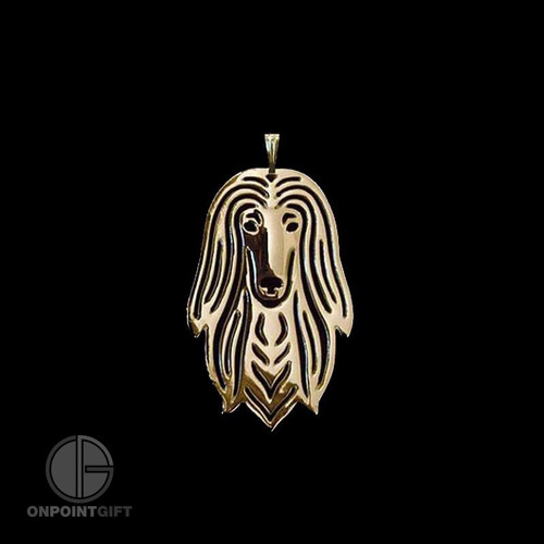 Afghan Hound Metal Jewelry For Girls and Women