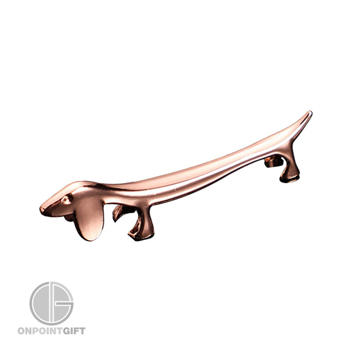 Elevate your holiday dining experience with these charming Dachshund Chopstick Holders. Crafted in both elegant rose gold and silver finishes, these versatile pieces serve a dual purpose as both functional chopstick holders and delightful holiday ornaments. Adorn your dining table with these festive accents to add a touch of whimsy and elegance to your seasonal gatherings. Whether used for dining or as ornaments, these Dachshund Chopstick Holders are sure to be a conversation starter and a heartwarming addition to your holiday decor.