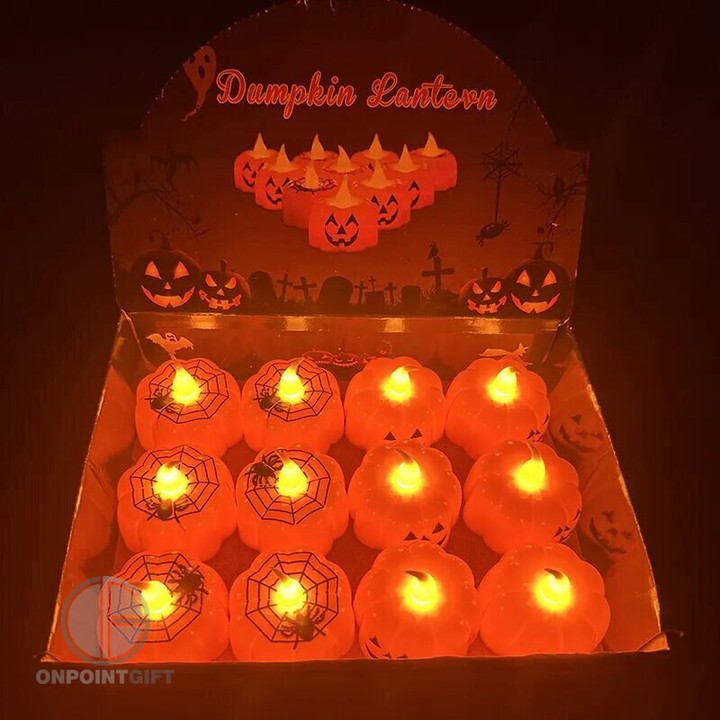 Illuminate your Halloween festivities with our Halloween Pumpkin Candle Light, a captivating LED lantern perfect for KTV bars, home decor, and Halloween party supplies. These unique and charming ornaments set the mood with a spooky yet inviting ambiance, adding a touch of magic to your celebrations. Elevate your decor with these versatile and festive props designed to make your Halloween memorable.