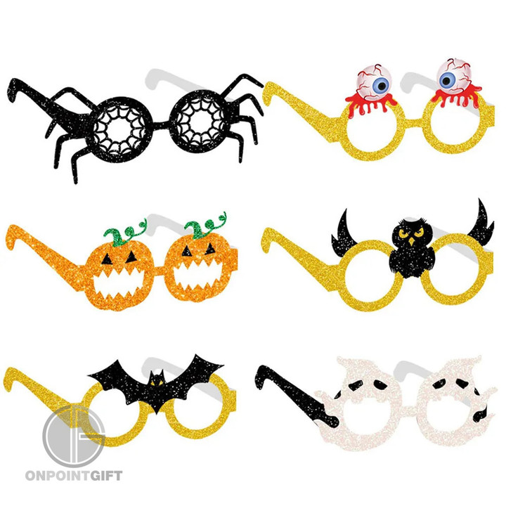 Elevate your Halloween festivities with our Halloween Paper Glasses designed for kids. These DIY glasses feature playful designs like pumpkins, ghosts, bats, and spiders, serving as creative cosplay and photo props to make your Halloween party truly unforgettable. Crafted for both entertainment and decoration, these glasses are an ideal addition to your Halloween supplies, providing endless fun for kids while capturing the spirit of the season through imaginative play and photo opportunities. Get ready to add a touch of whimsy to your Halloween celebrations!
