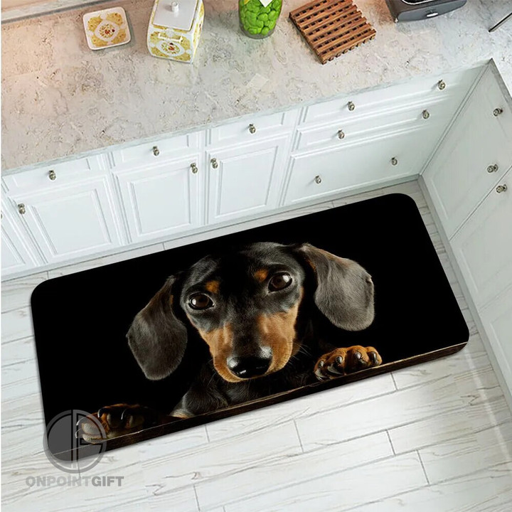 Elevate your home decor with our Dachshund Dog Bathroom Mat, featuring an INS style design that adds a touch of modern charm. This soft and stylish floor mat is not only visually appealing but also anti-skid, making it perfect for bedrooms, bathrooms, laundry rooms, and more. Enhance your living space with this delightful dachshund-themed home accessory.