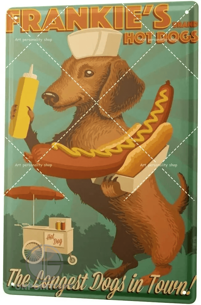 dachshund-hot-dog-sign-fun-vintage