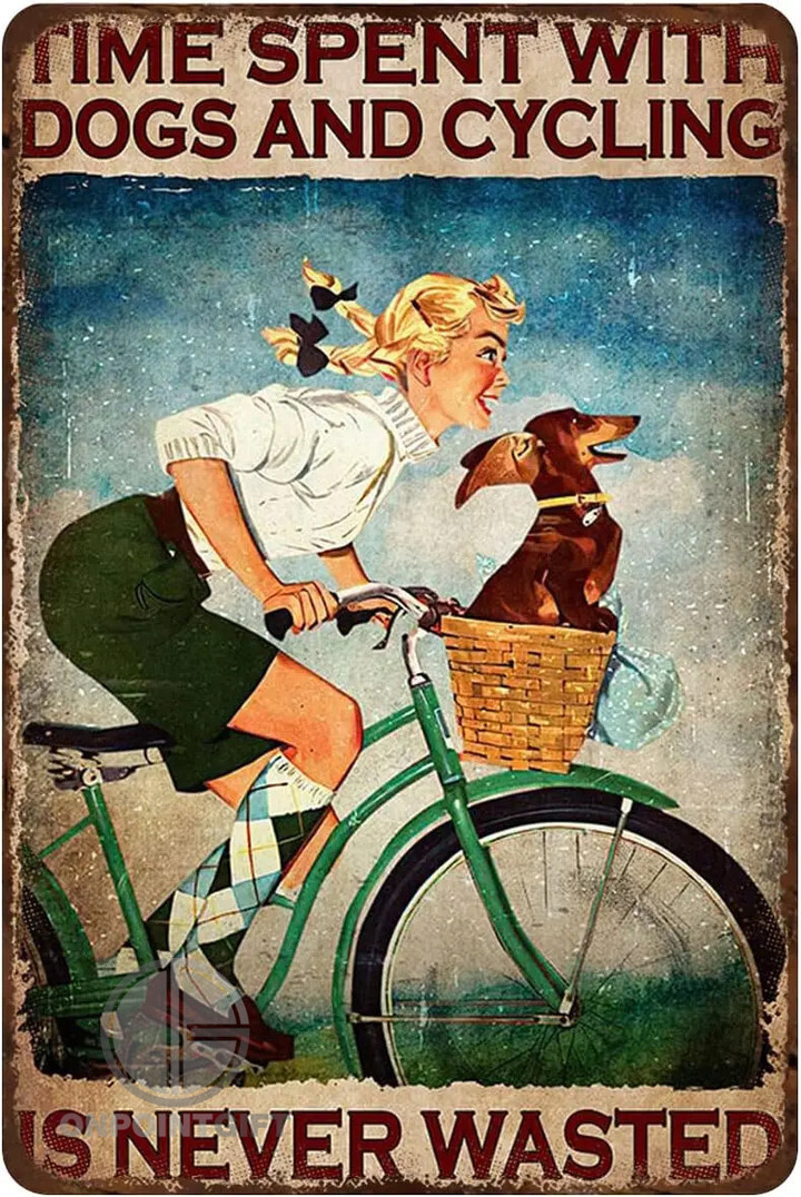 dachshund-cycling-metal-sign-time-well-spent-vintage