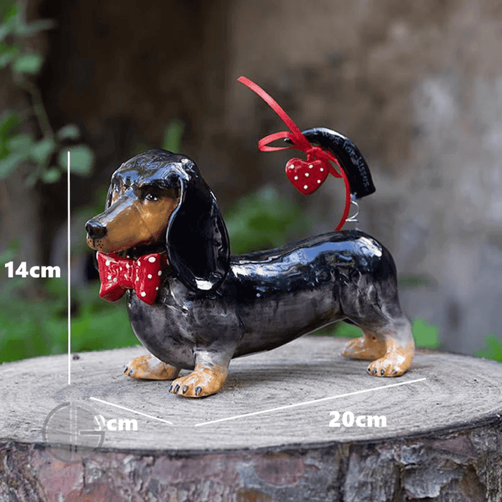 personalized-dachshund-couple-ornaments-handcrafted-ceramic