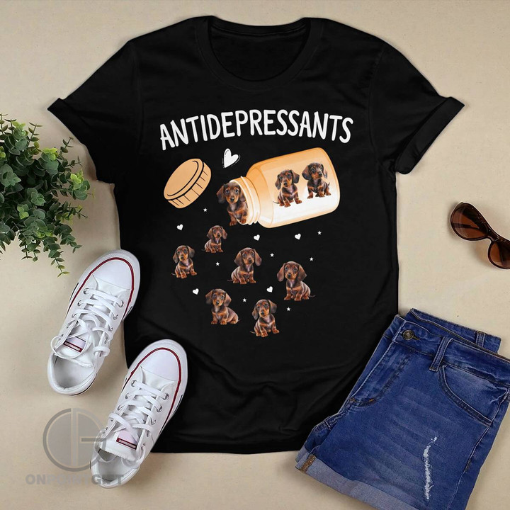 Dachshund Antidepressants Men’s And Women’s Shirt