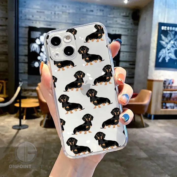 dachshund-silhouette-cute-animal-phone-case-transparent-soft-cover-for-iphone-11-13-12-14-pro-max-mini-plus