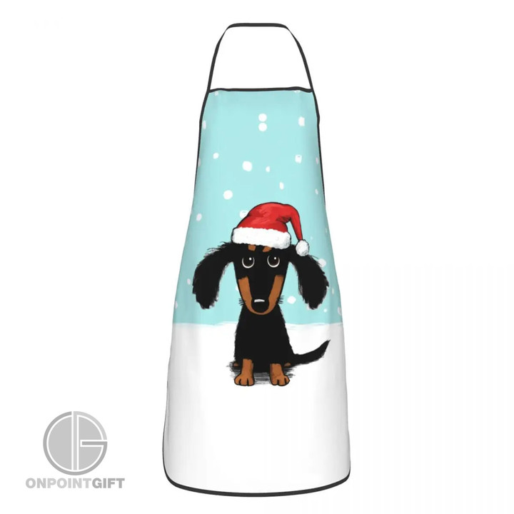 funny-christmas-dachshund-aprons-for-wiener-dog-santa-fun