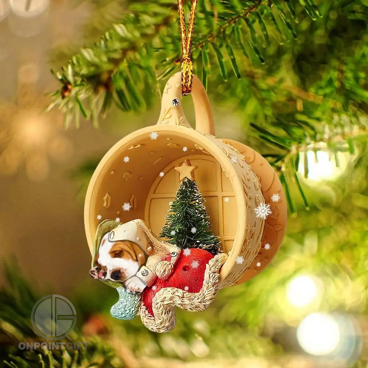 Transform your Christmas tree into a heartwarming holiday scene with our adorable Sleeping Basset Hound Dog Christmas Tree Decorations. These cute pendants add a touch of charm to your festive decor, making it a perfect choice for a Merry Navidad and New Year celebration. Explore these handcrafted ornaments to create a joyful and whimsical atmosphere that your family and guests will cherish. Make your Christmas truly special with these unique and endearing dog-themed decorations.