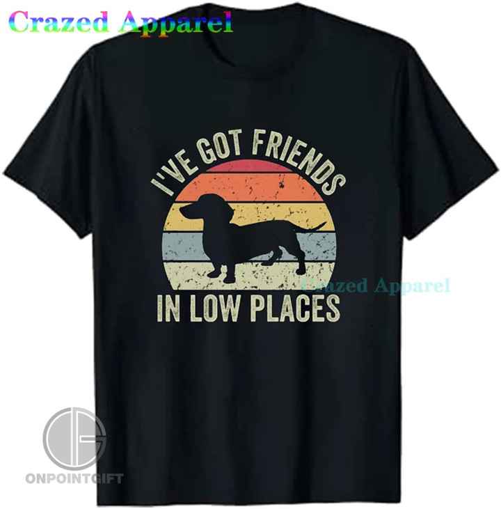 Retro Dachshund Wiener Dog Shirt Funny Gift for Dog Lovers