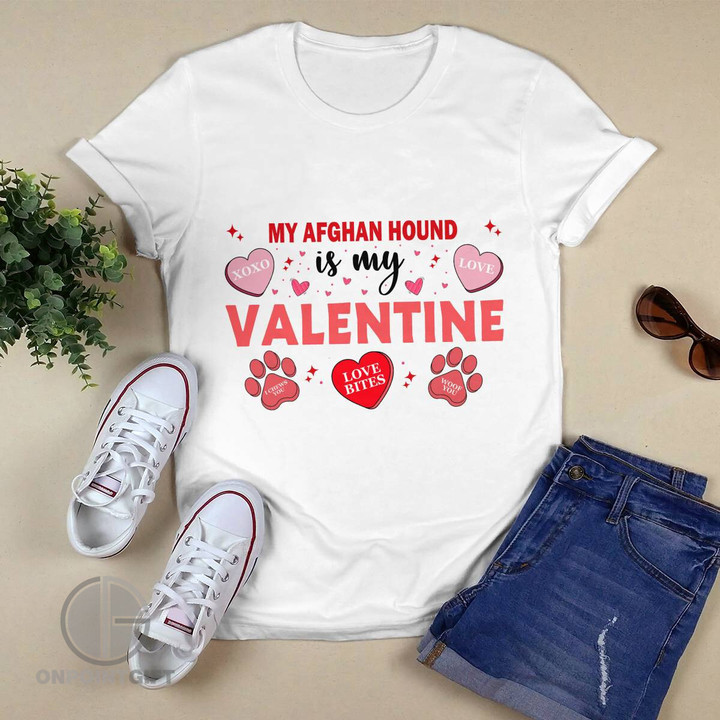 My Afghan Hound is my valentine Shirt