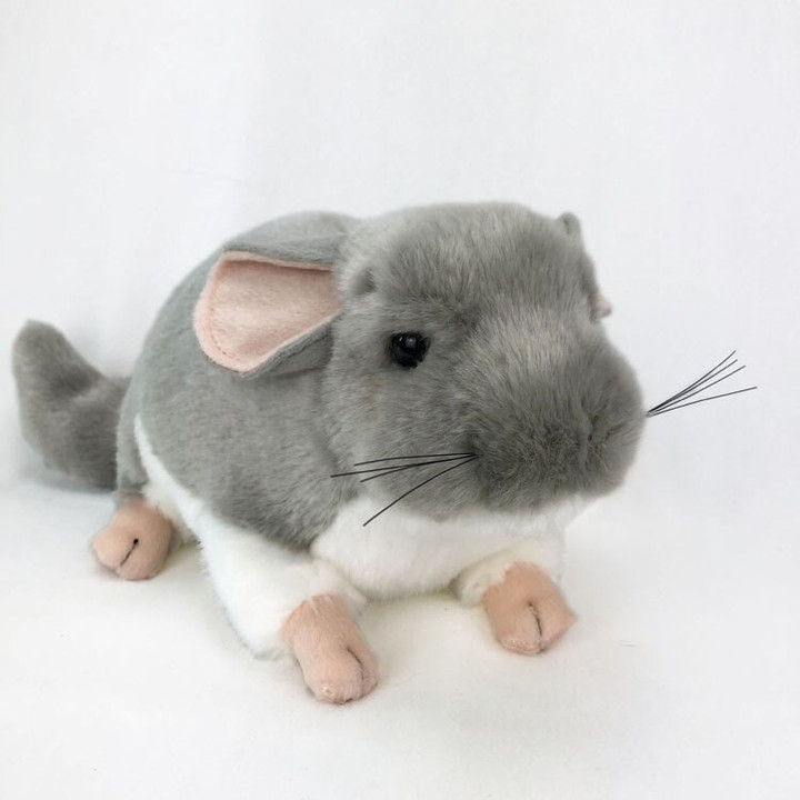 36cm Simulation Lifelike chinchillas Plush Toys Soft Chinchilla Stuffed Animals doll Birthday Gifts