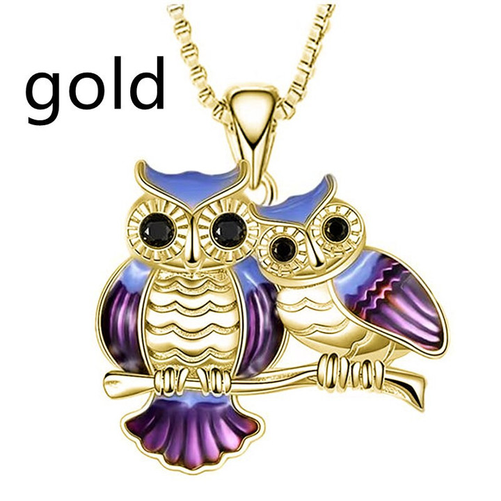 Owl Pendant Engagement Necklaces for Women