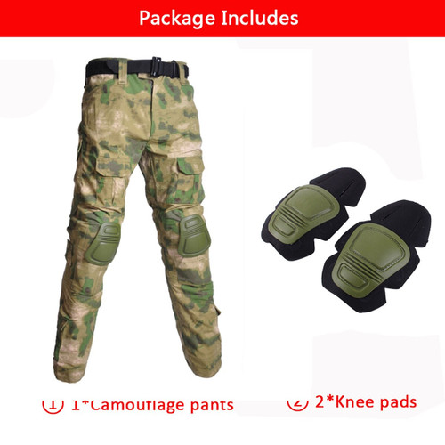Tactical Suit Military Uniform Training Suit Camping Camouflage Hunting Clothes Shirts Army Pants Paintball Sets with Pads 8XL