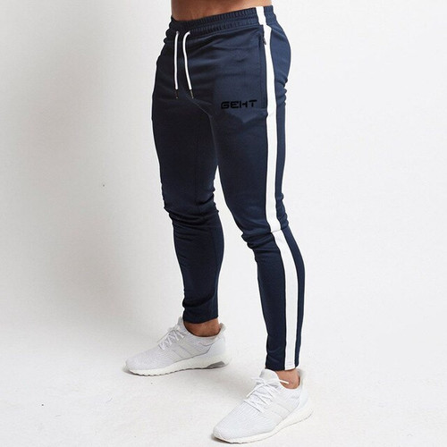 GEHT Brand Casual Skinny Pants Mens Joggers Sweatpants Fitness Workout Brand Track pants New Autumn Male Fashion Trousers