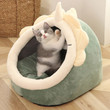 Deep Sleep Cat Bed Warm Pet Basket Cozy Cat House