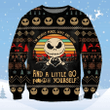 Jack Skellington 3D Ugly Thicken Sweaters GINNBC1121