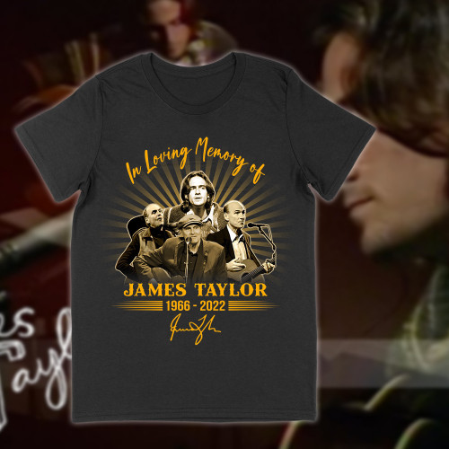 Vintage Style Rock Music In Loving Memmories James Taylor For Fans