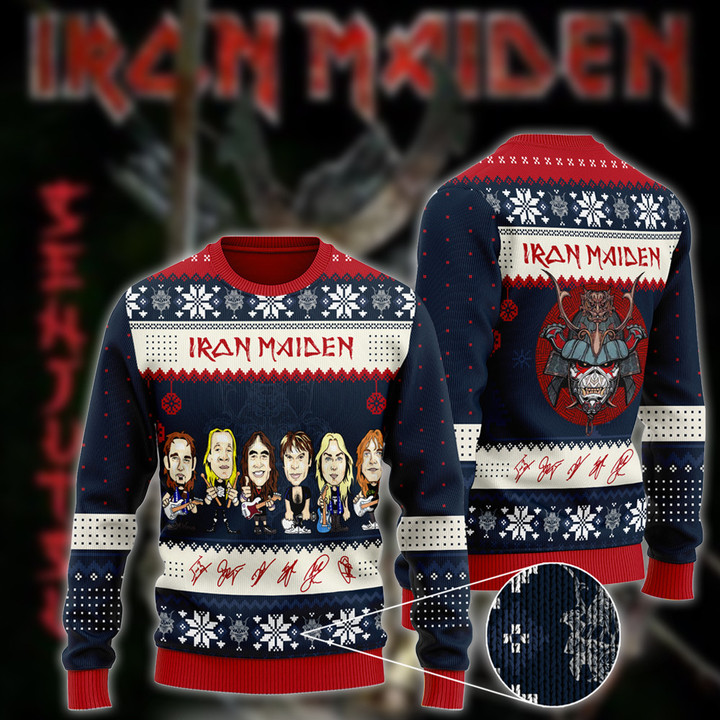 Iron Maiden Band Sweater Vintage Rock Music Day Of Future Past Christmas Gifts For Fans