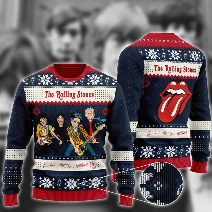 Vintage Rock Music Band In Winter Merchandise Christmas Gifts For Fans